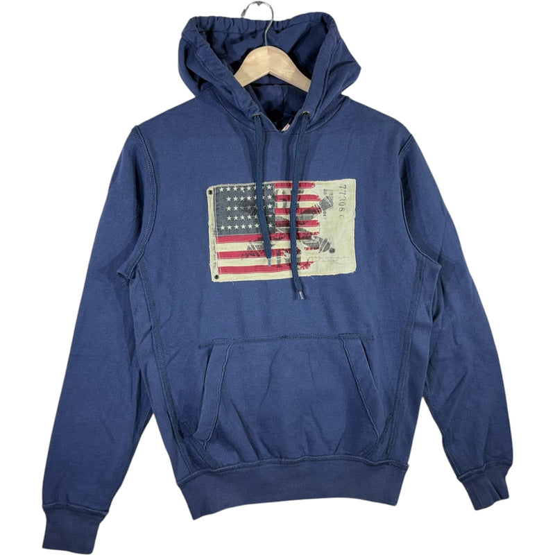 Vintage Polo Ralph Lauren American Flag Hoodie
