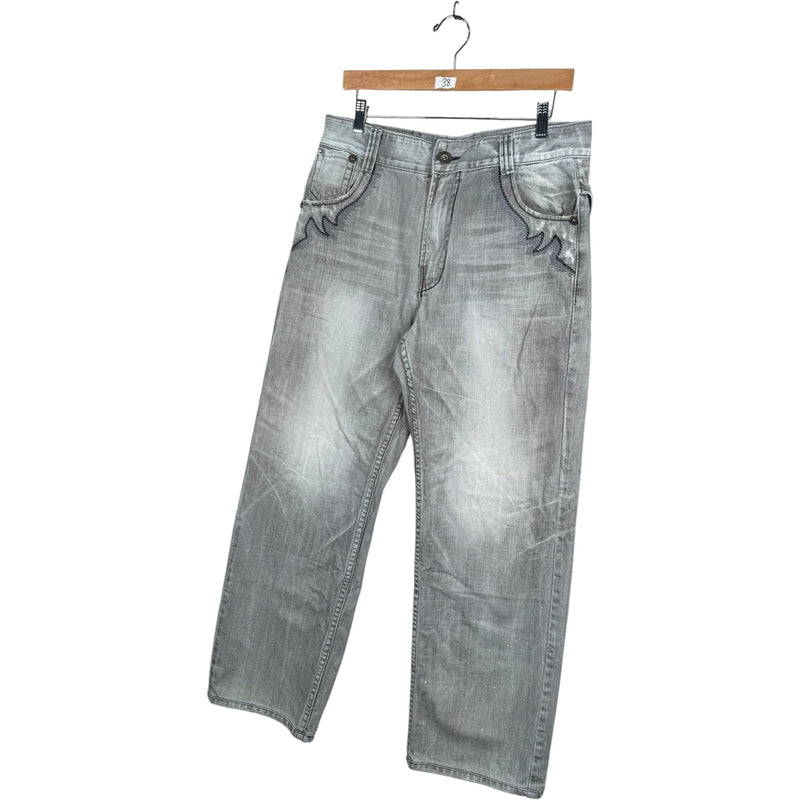 Vintage Straight Leg Denim Jeans 34