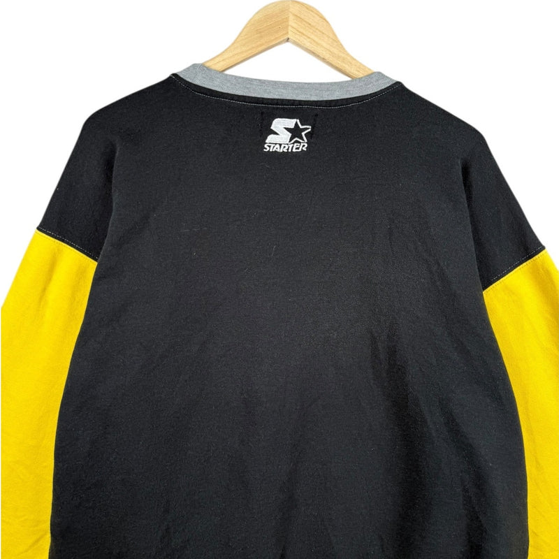 Vintage Starter Pittsburgh Steelers NFL Colorblock Crewneck