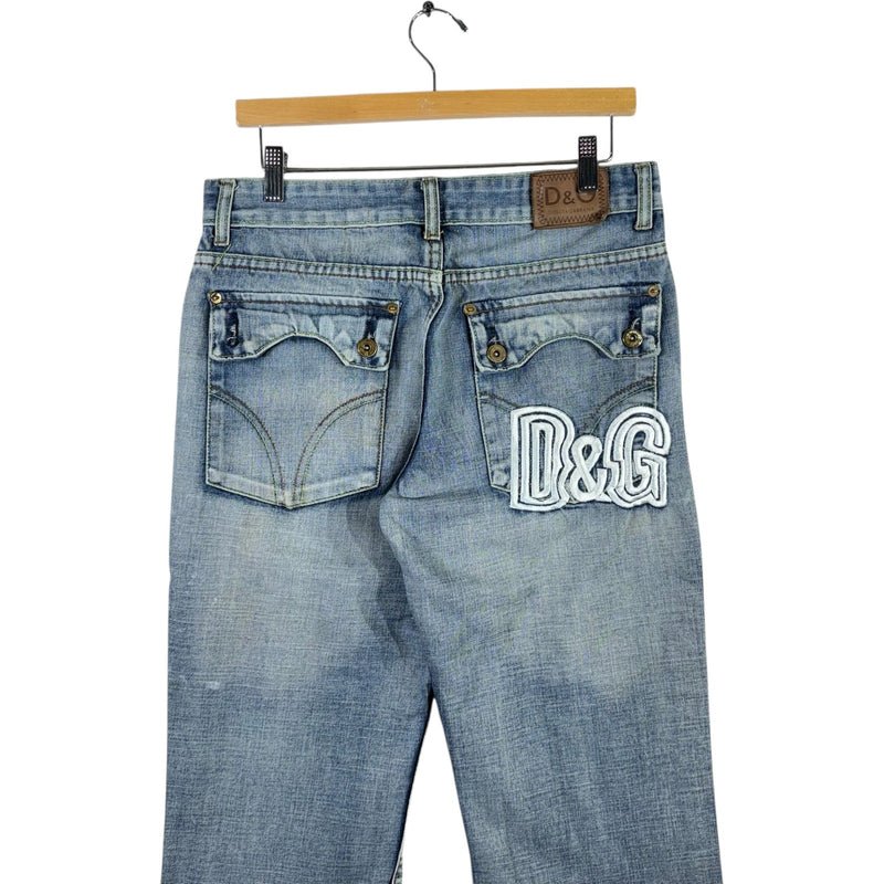Vintage Dolce & Gabbana Straight Leg Denim Jeans 32 x 31