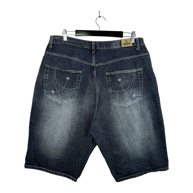 Vintage Cotton Bermuda Jean Denim Shorts 40