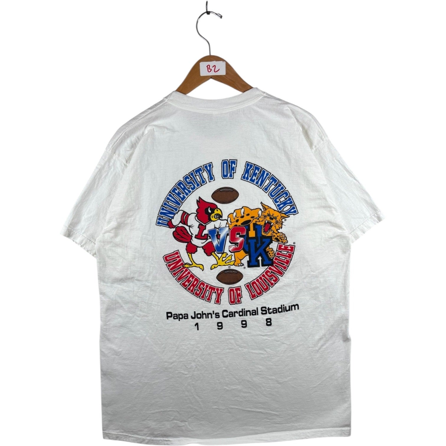 Vintage University Kentucky VS. Louisville T-Shirt 1998