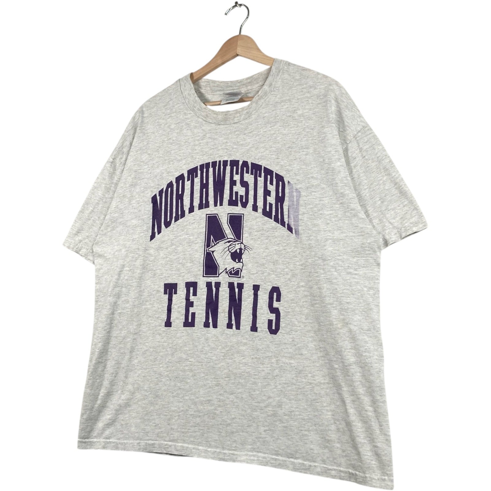 Vintage Northwestern Wildcats Tennis Tee XL