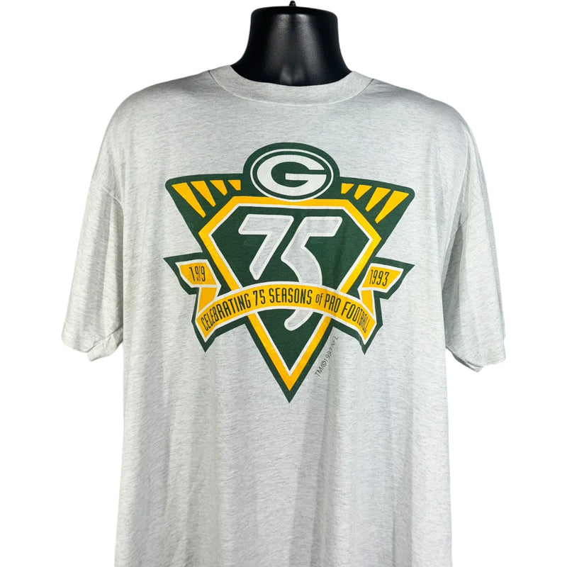 Vintage Green Bay Packers 75th Anniversary NFL Tee