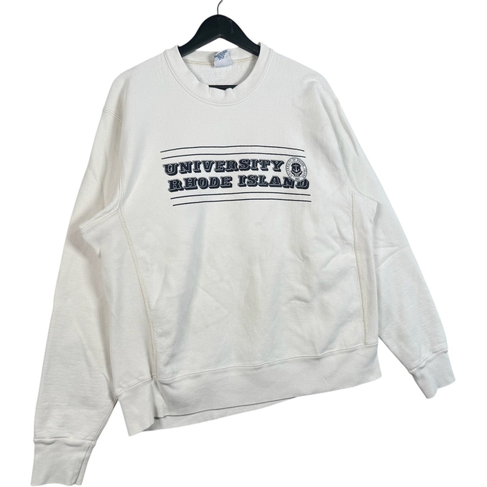 Vintage University Of Rhode Island Spellout Crewneck