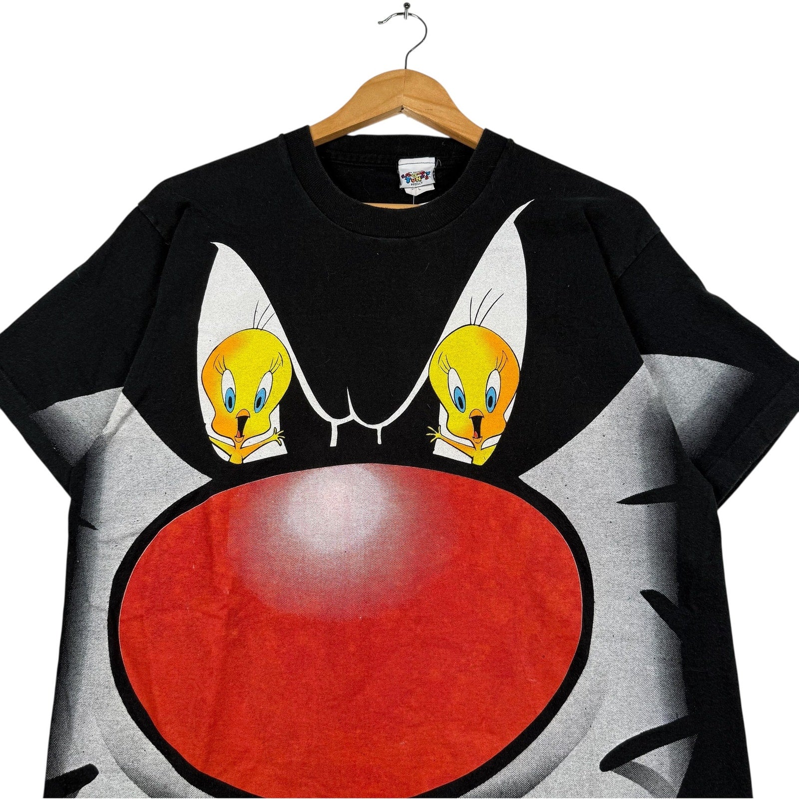 Vintage Looney Tunes Sylvester The Cat Tweetie Eyes Tee