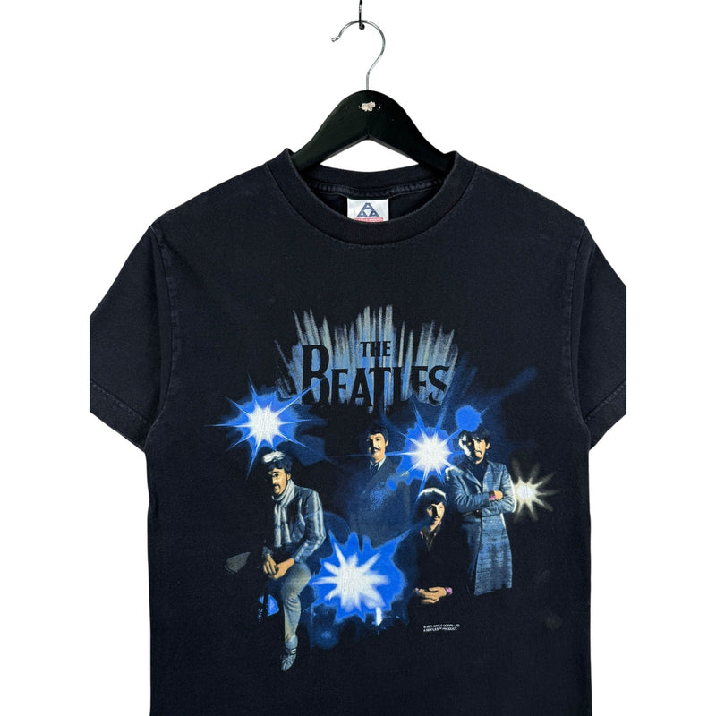 Vintage The Beatles Graphic Cotton Short Sleeve T-Shirt