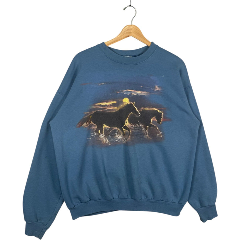 Vintage Horse Wildlife Crewneck