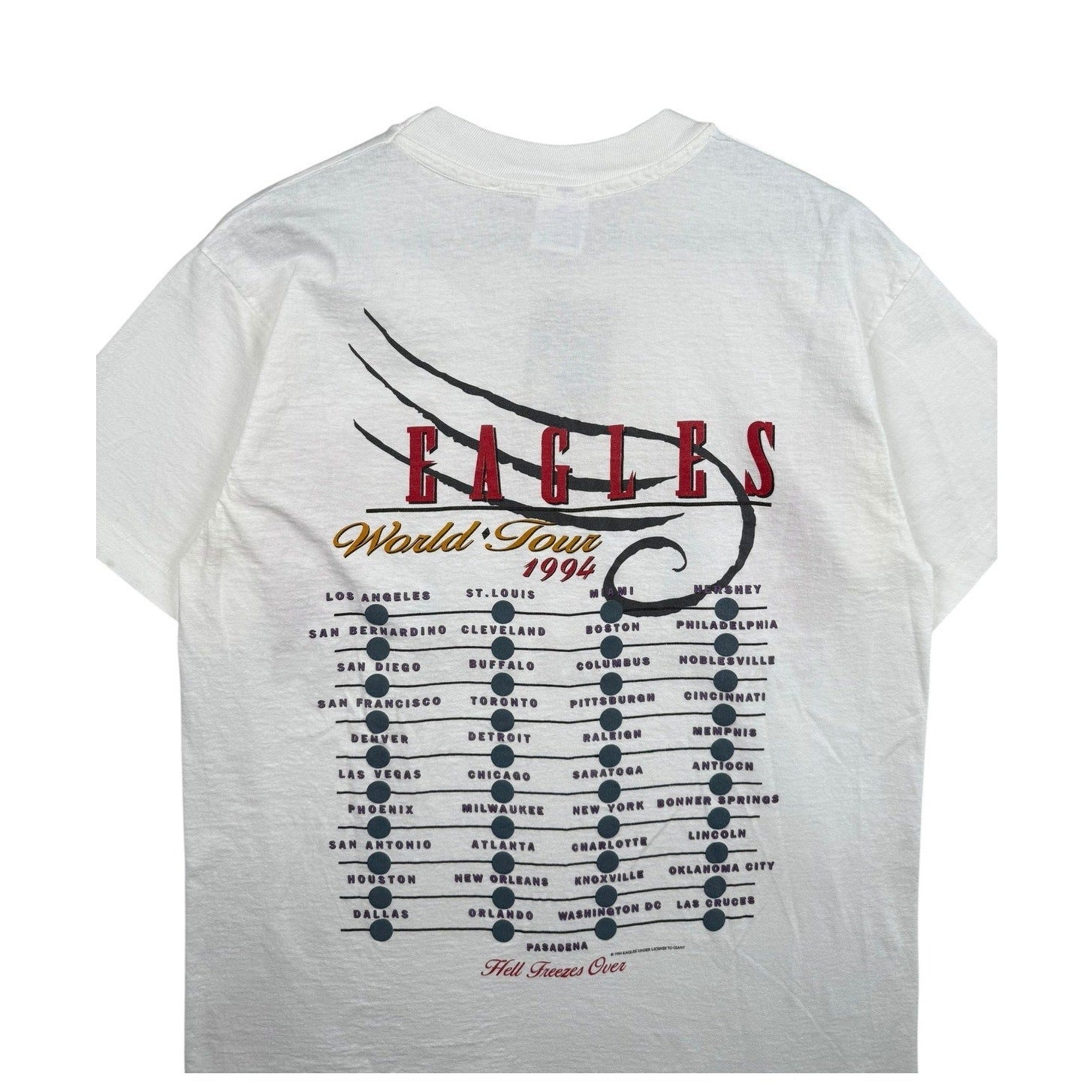 Vintage Eagles Hell Freezes Over Tour T-Shirt