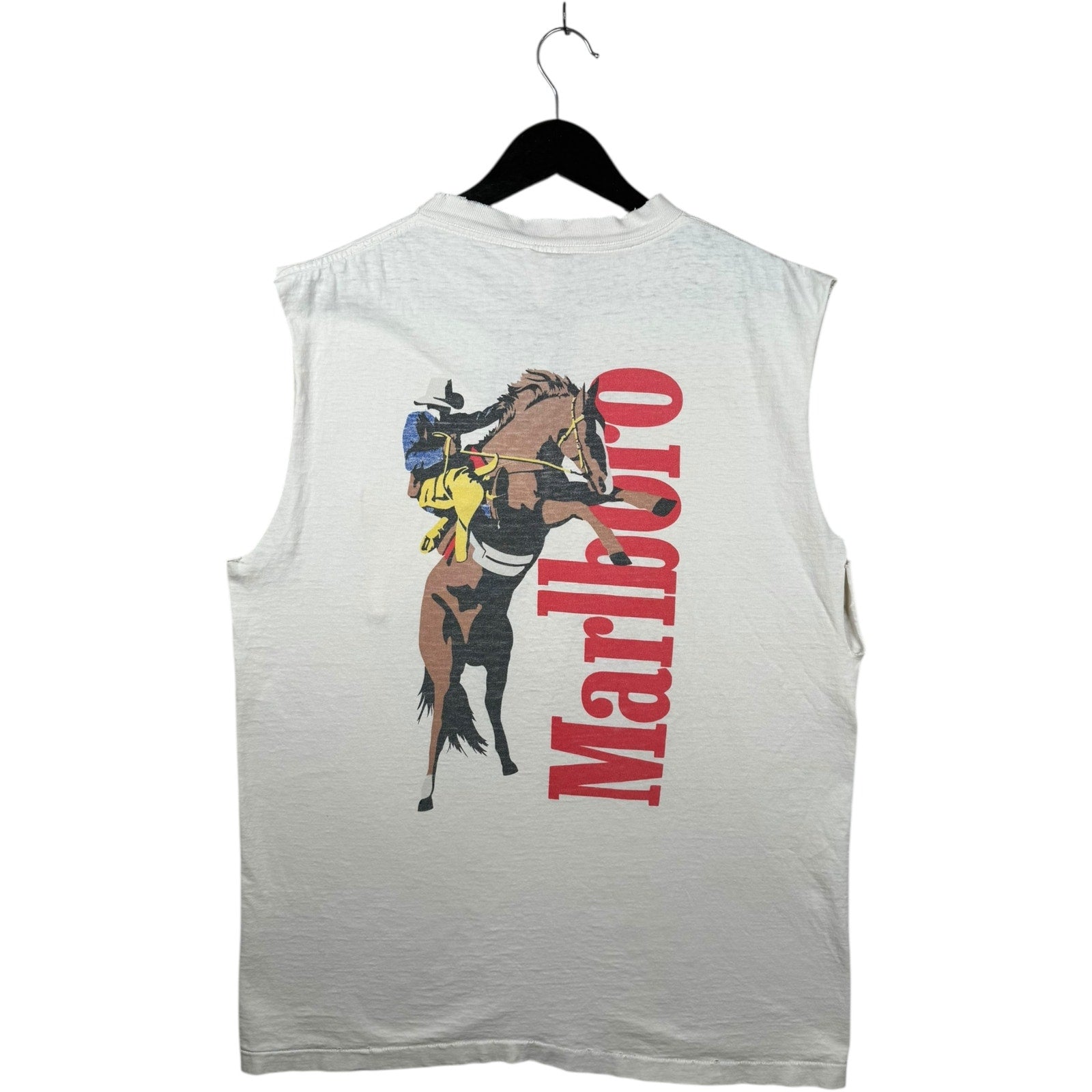 Vintage Marlboro Man Cowboy Horse Graphic Tank Top