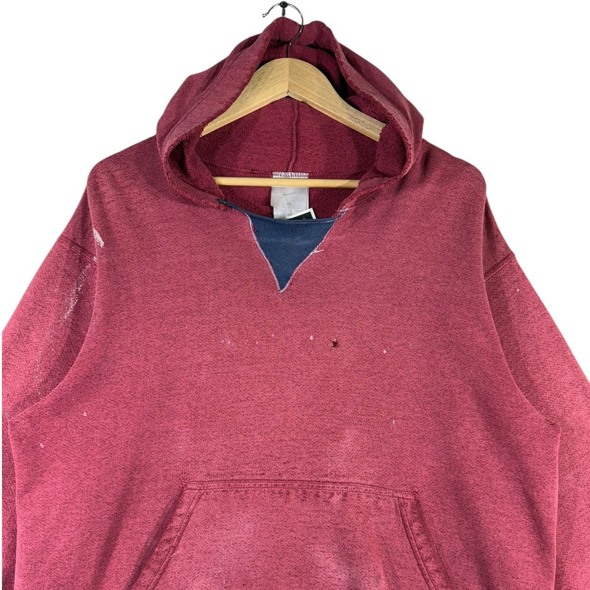 Vintage Nike Cut & Sew Center Swoosh Hoodie