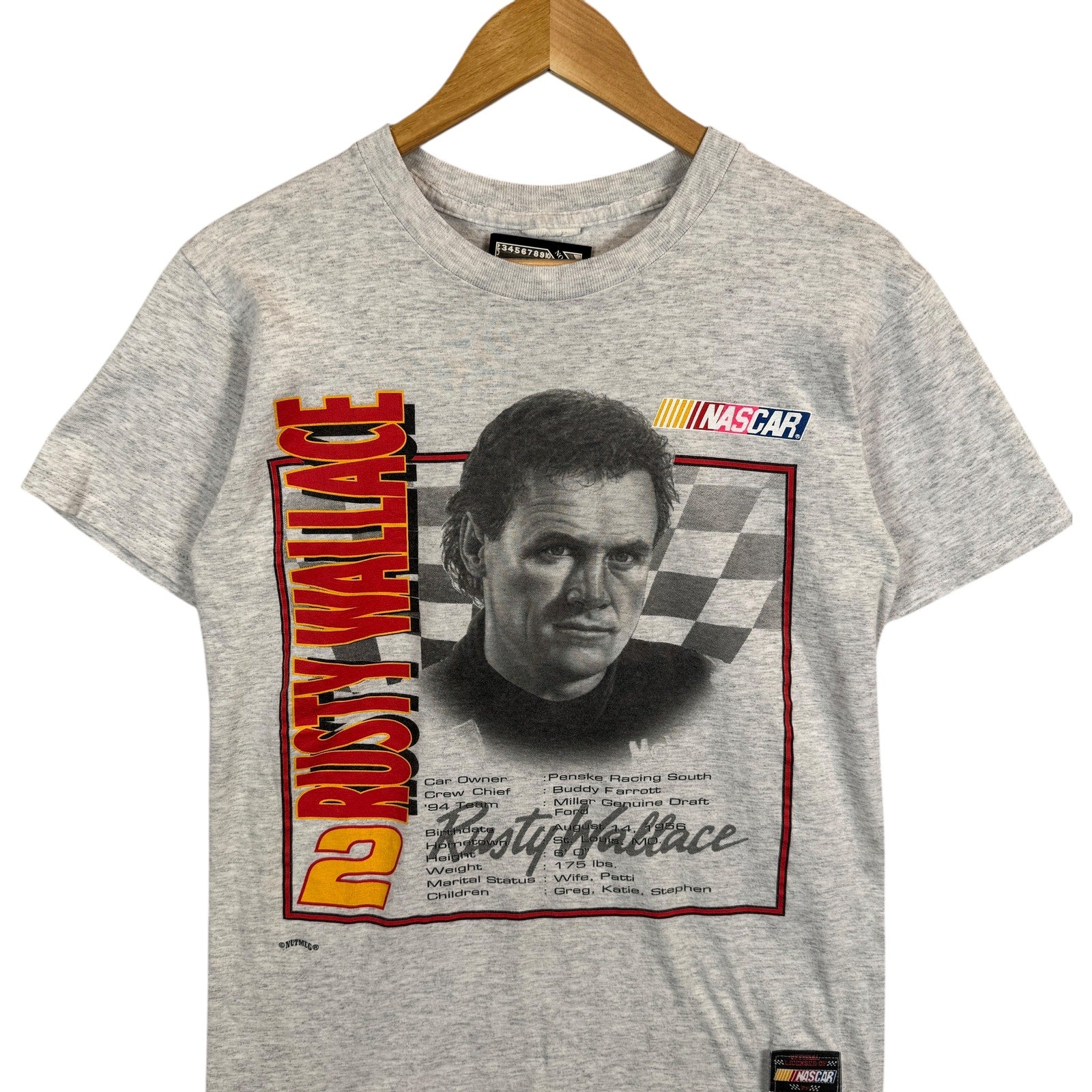 Vintage NASCAR Rusty Wallace #2 Tee