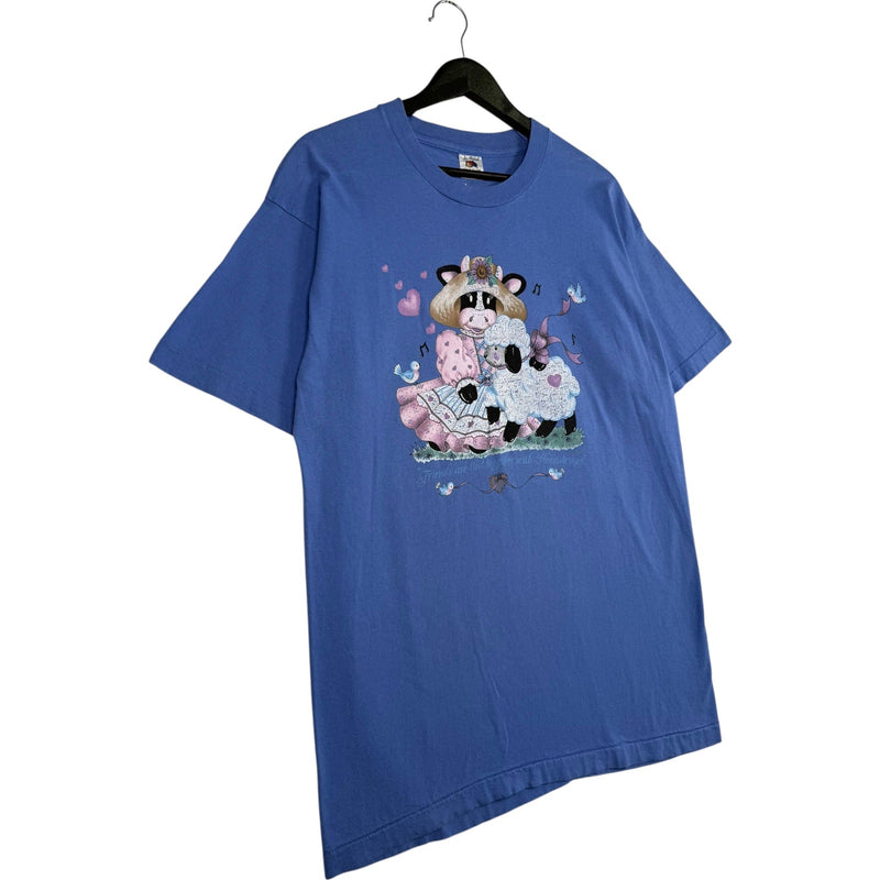 Vintage "Friends Are Tied Together With Heartstrings" T-Shirt
