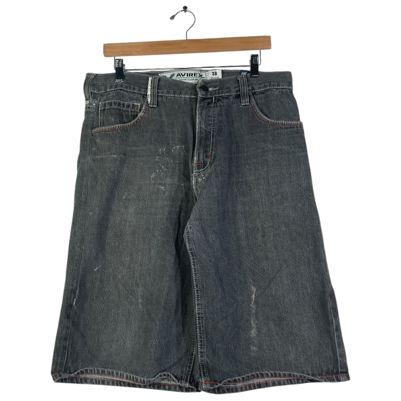 Vintage Avirex Baggy Denim Shorts 38
