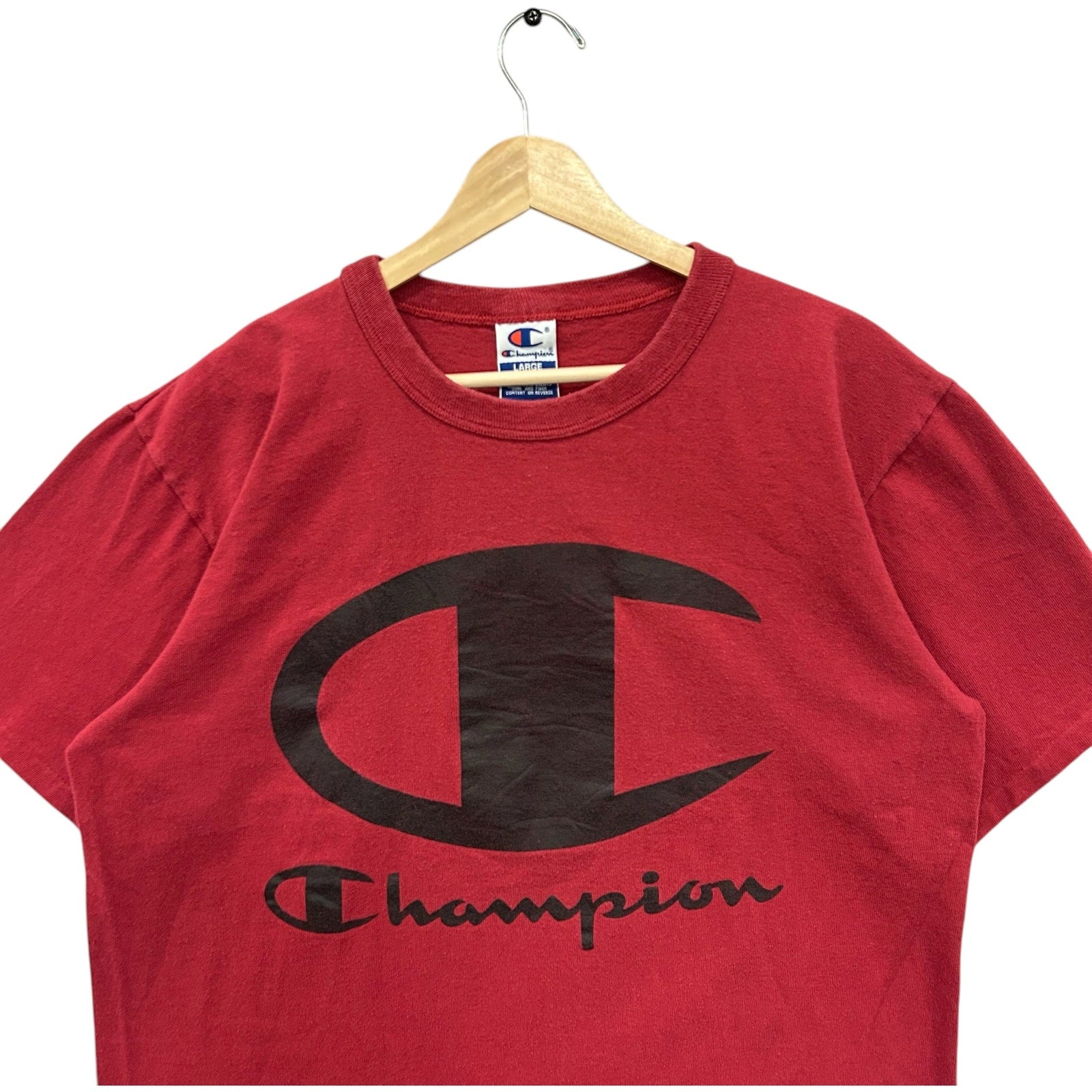 Vintage Champion Big Chest Logo Tee