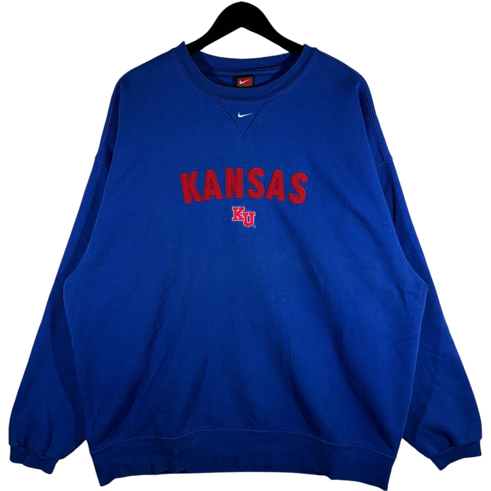 Vintage Nike University Of Kansas Center Swoosh Crewneck