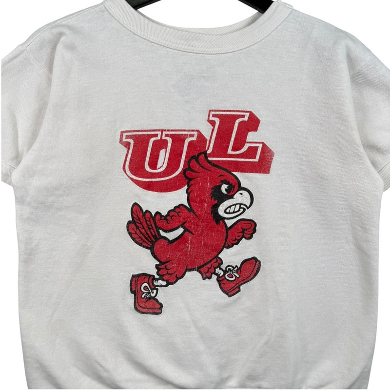Vintage University of Louisville Cardinals Short Sleeve Crewneck