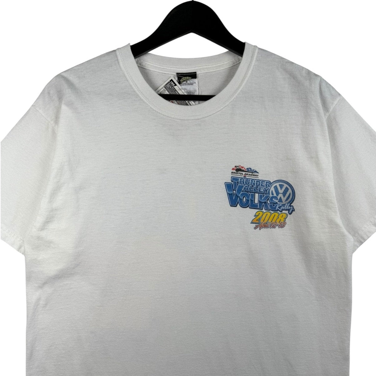 Vintage 2008 Thunder Valley Volks Rally Bristol Dragway Volkswagen T-Shirt