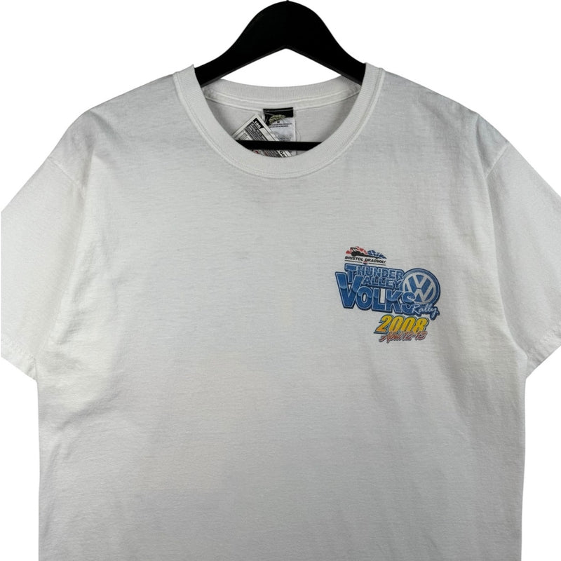 Vintage 2008 Thunder Valley Volks Rally Bristol Dragway Volkswagen T-Shirt