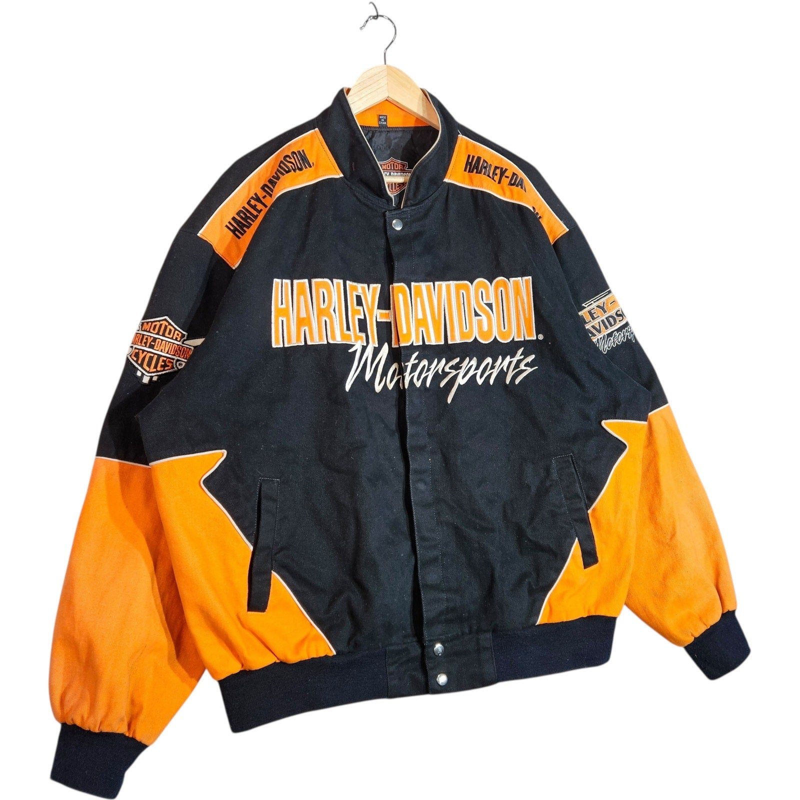 Vintage Harley Davidson Motorsports Bomber Jacket