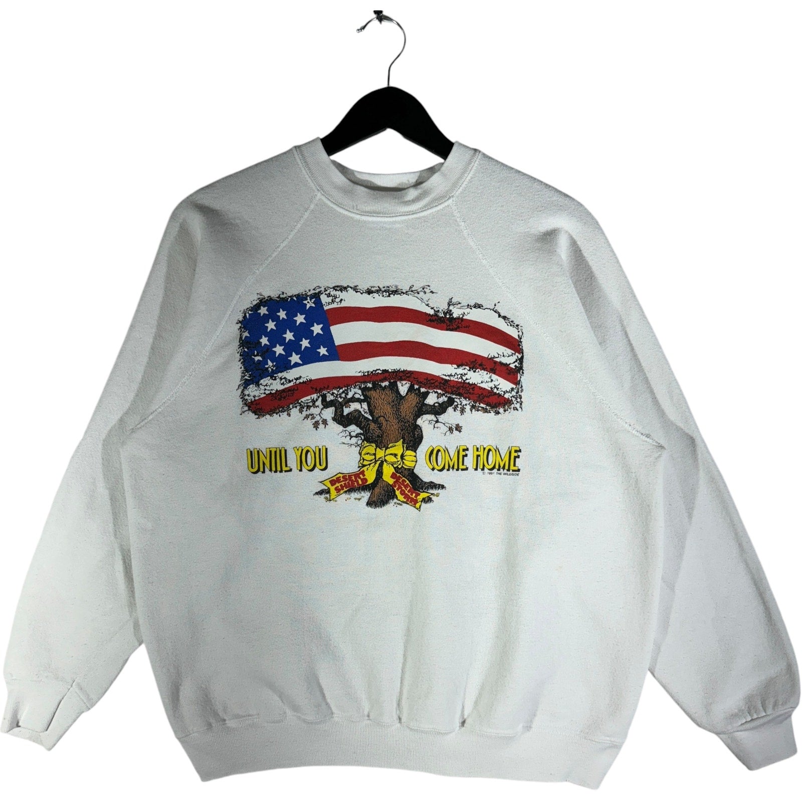 Vintage Desert Storm "Until You Come Home" Military Crewneck