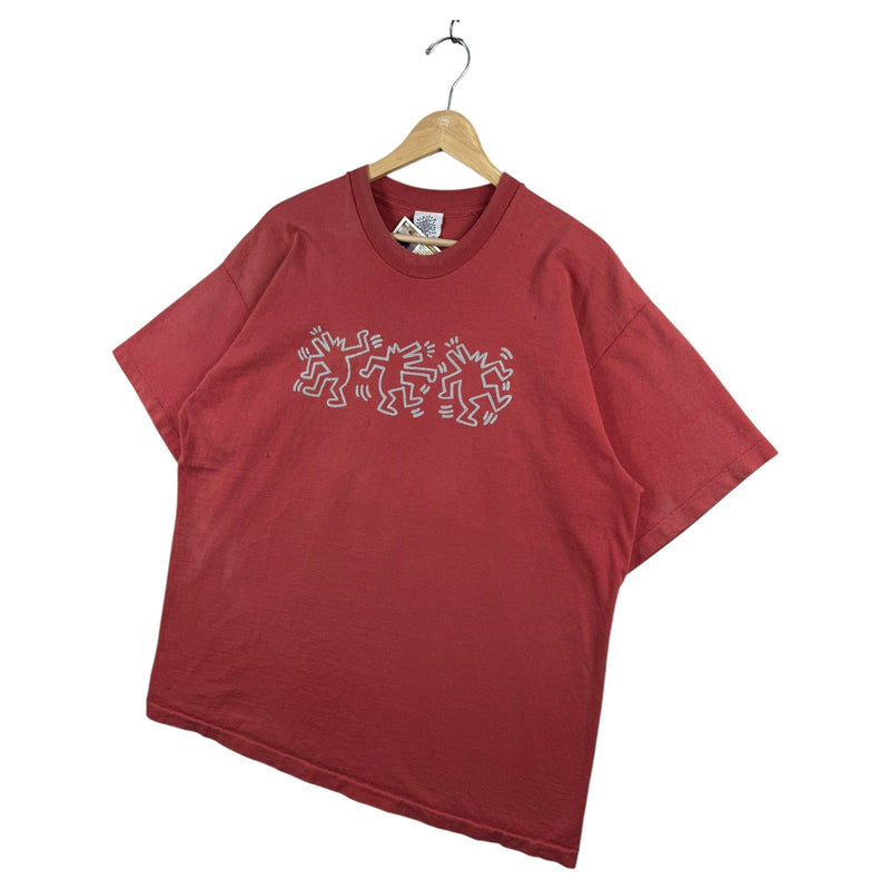 Vintage Pop Shop Dancing Figures Graphic T-Shirt