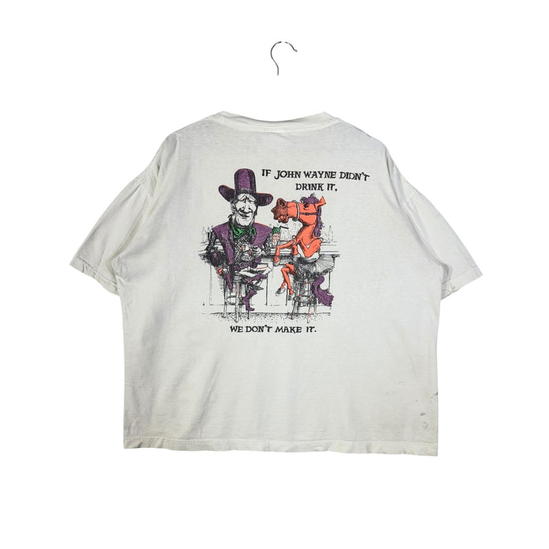 Vintage John Wayne's Beer Bar Graphic Crewneck Tee
