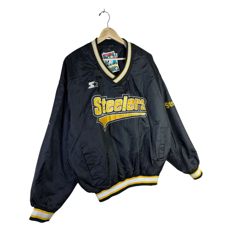 Vintage Starter Pittsburgh Steelers NFL Bomber Jacket