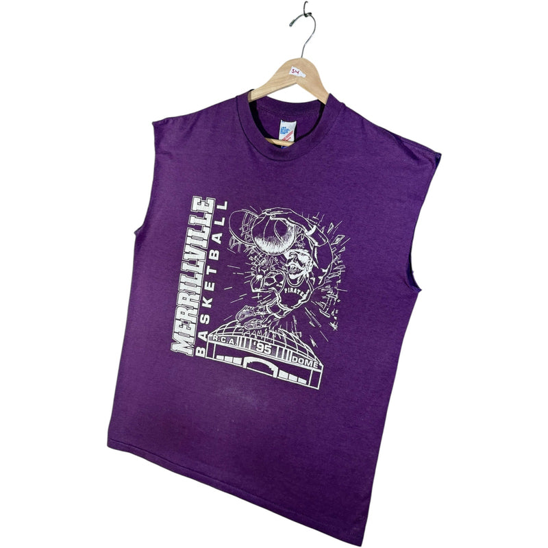 Vintage Merrillville Pirates RCA '95 Crewneck Muscle Sleeve Tank Top