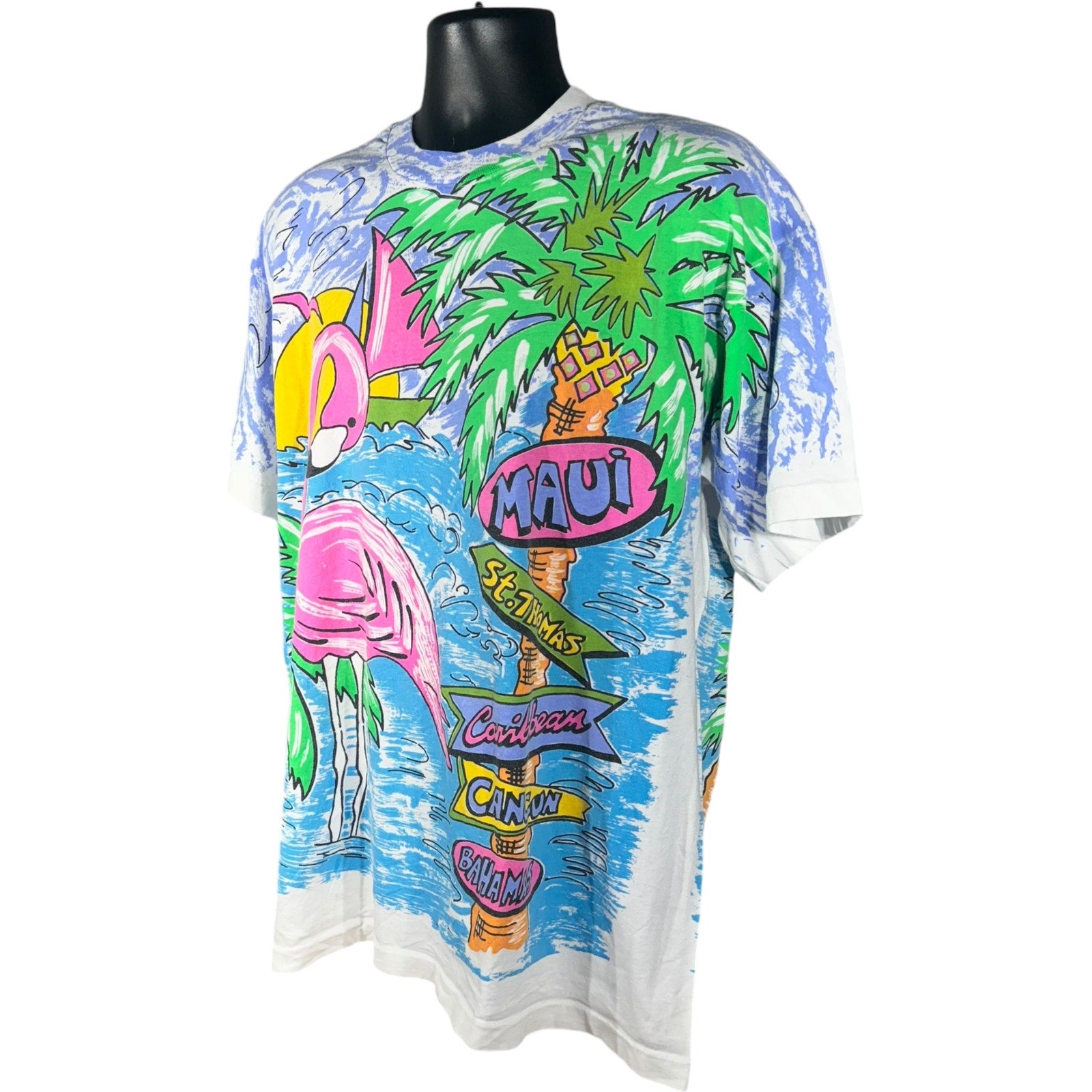 Vintage Flamingo AOP Tee 90s