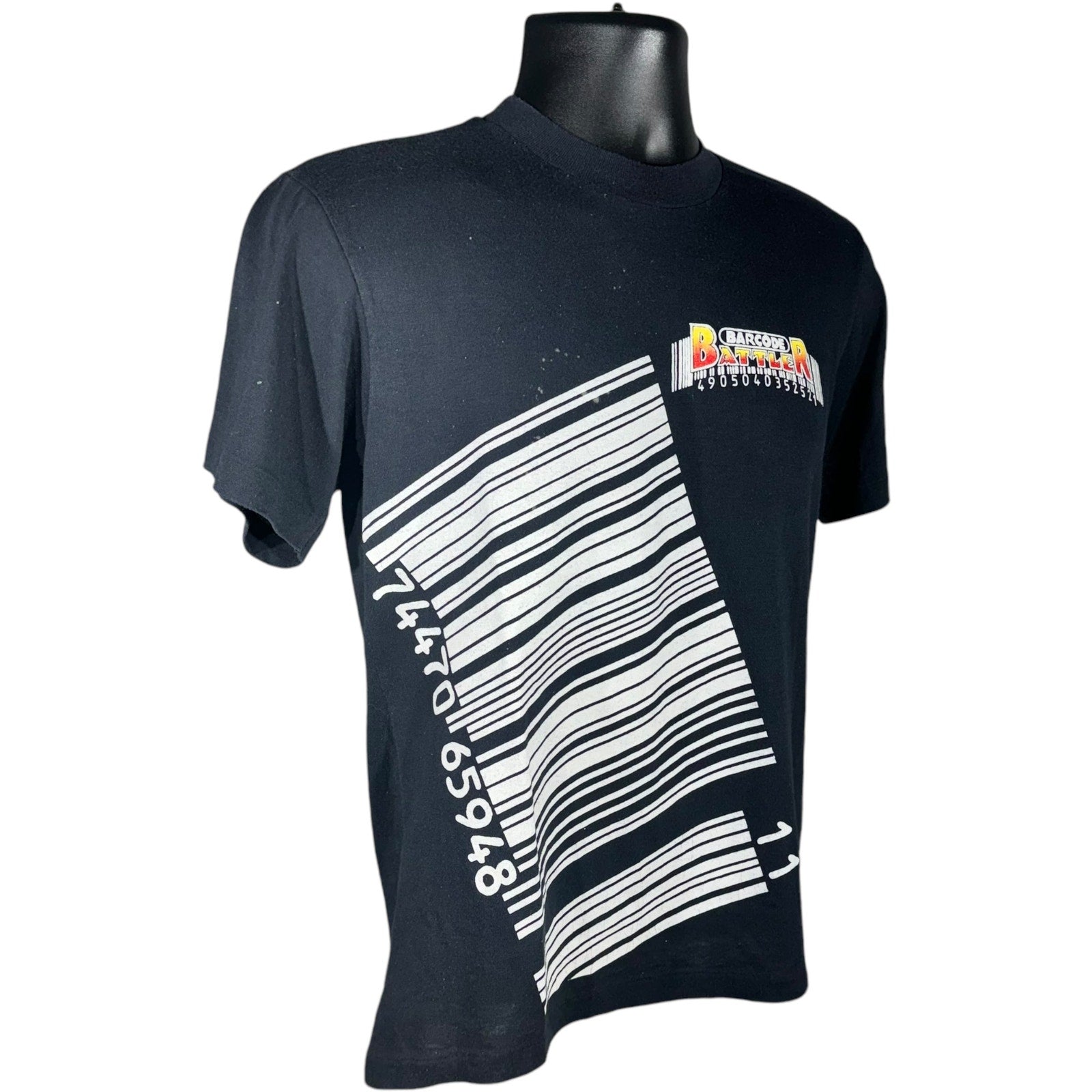 Vintage "Barcode Battlers" Video Game Promo Tee