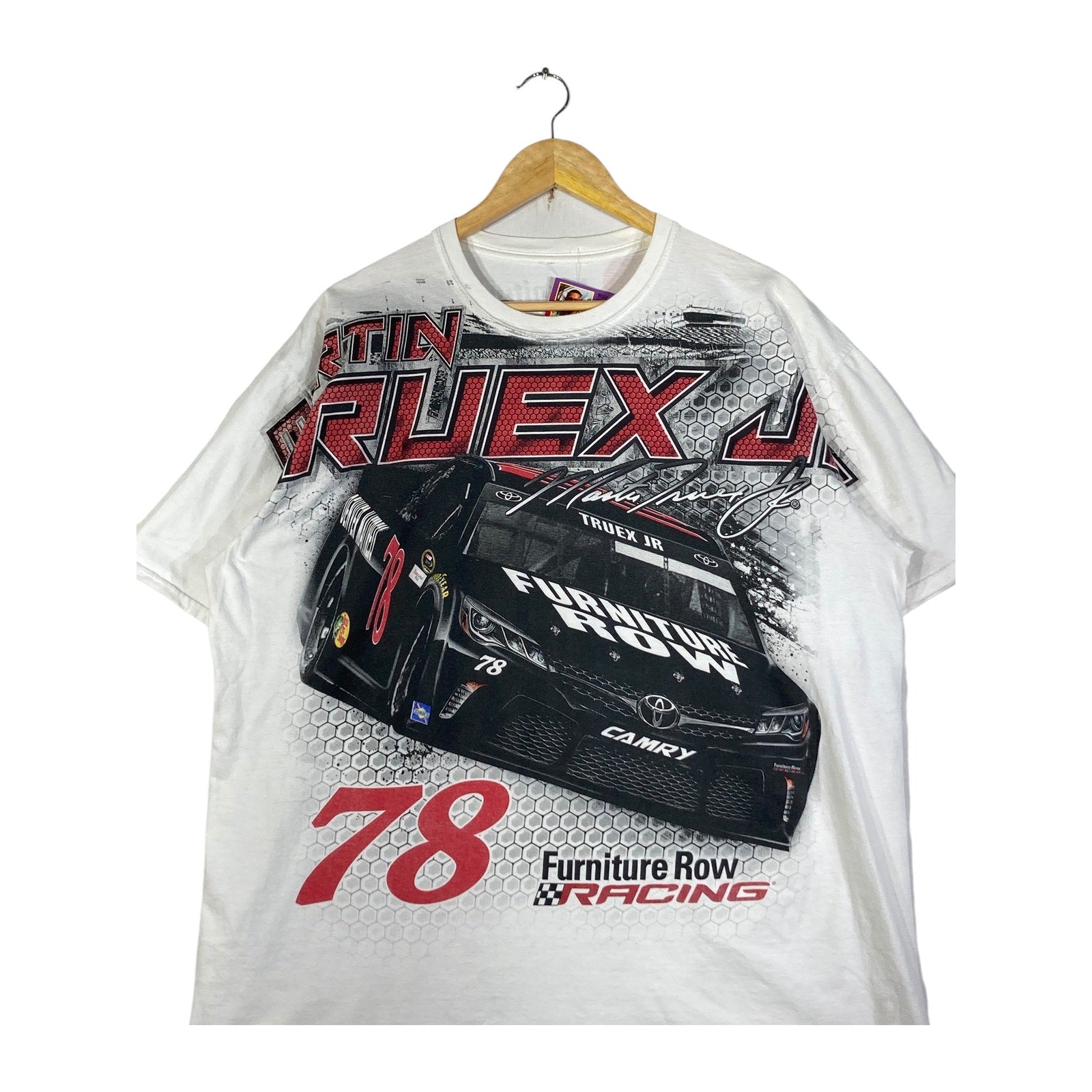 Vintage NASCAR Furniture Row Racing AOP T-Shirt
