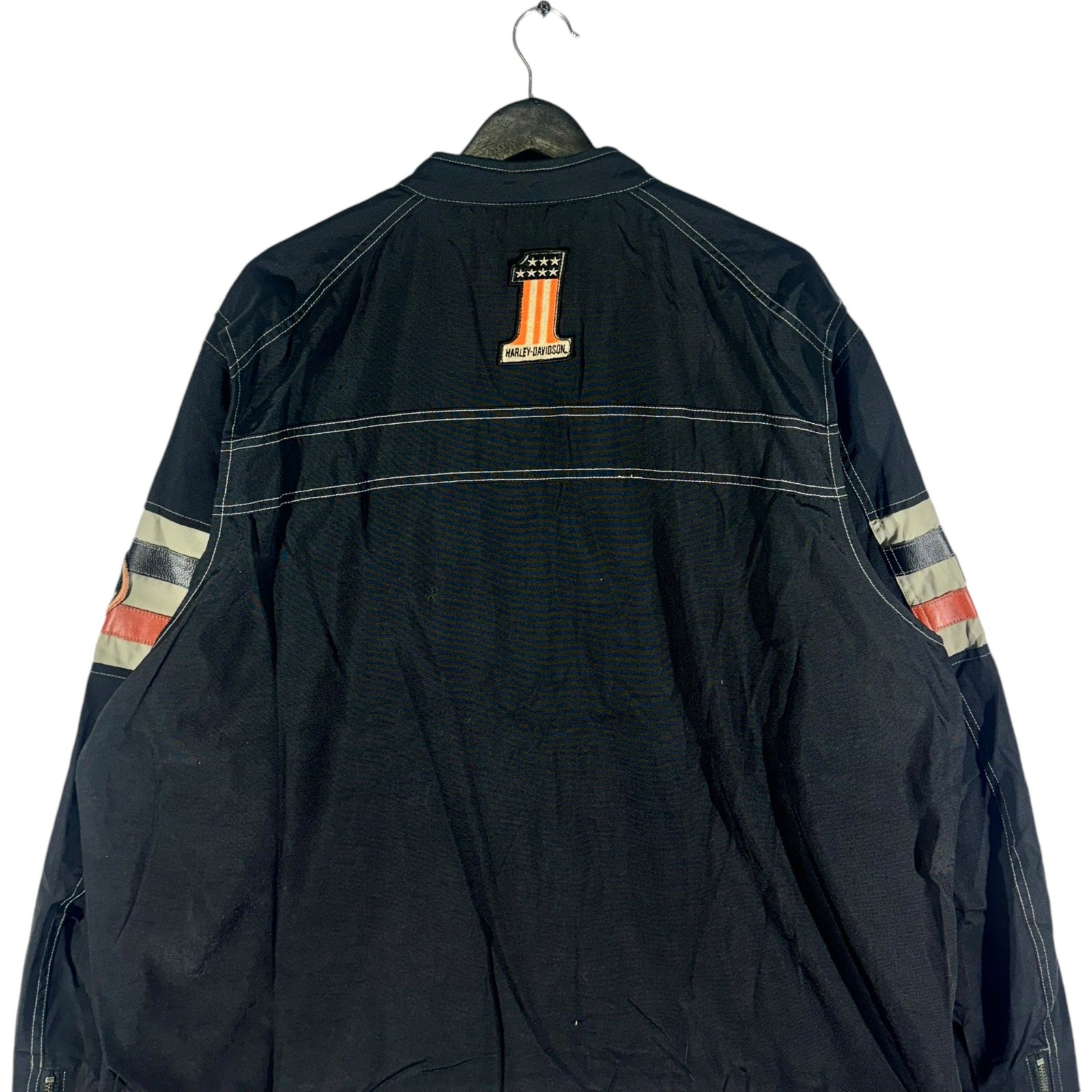 Vintage Harley Davidson Full Zip Bomber Jacket