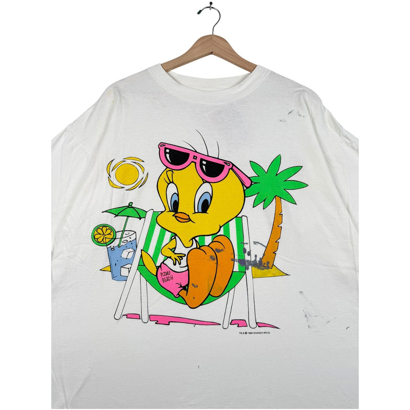 Vintage Tweety Bird Pizmo Beach Souvenir T-Shirt