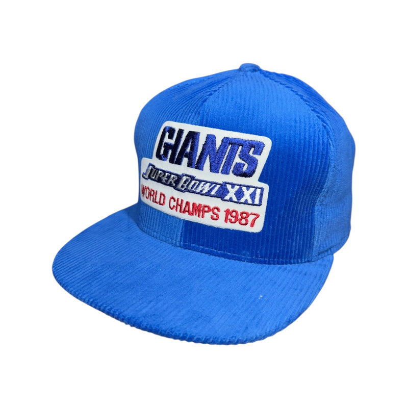 Vintage New York Giants NFL Corduroy Snapback Hat