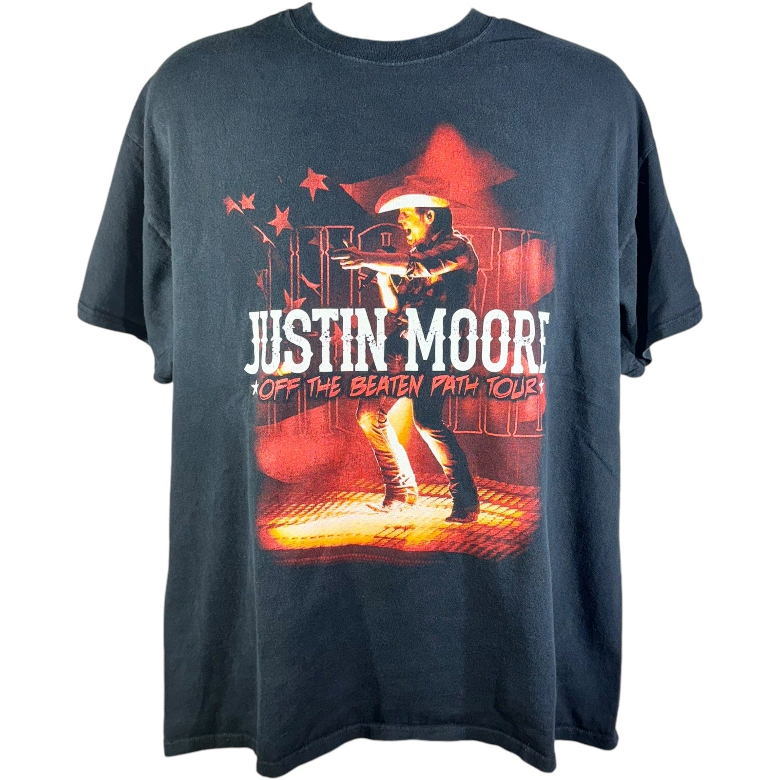 Justin Moore "Off The Beaten Path" Tour Tee