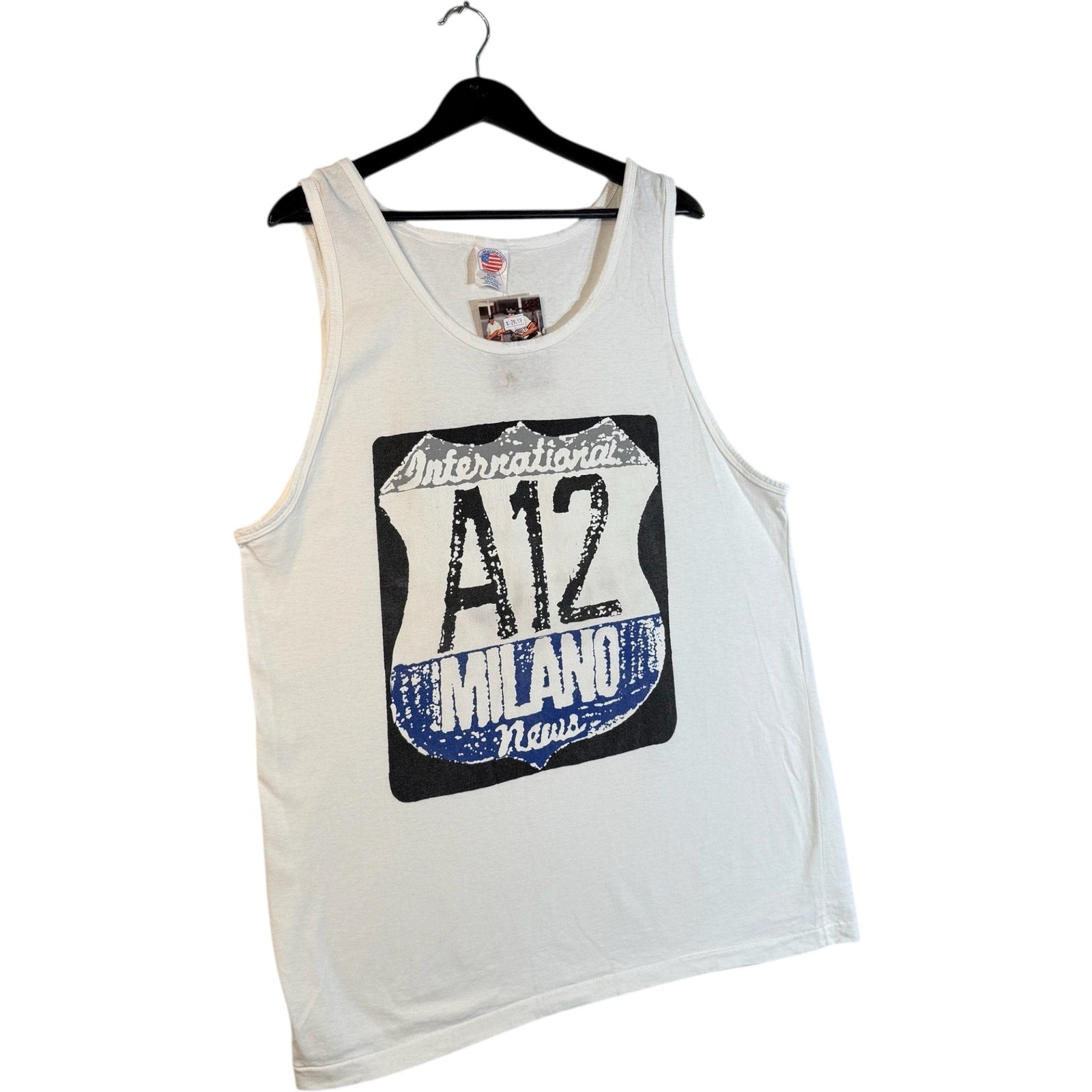 Vintage International A12 Milano News Tank Top