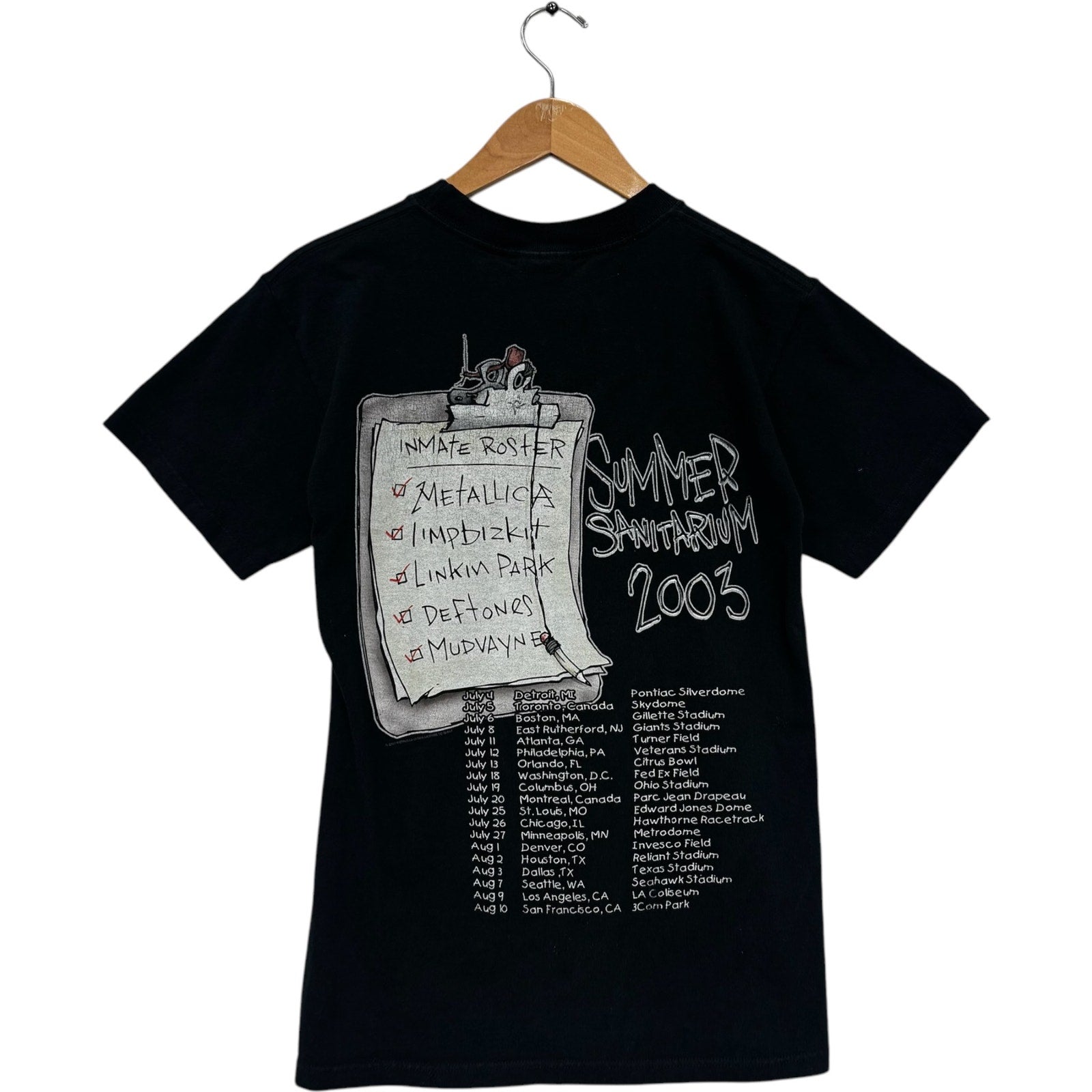 Vintage Summer Sanitarium Tour Tee 2003