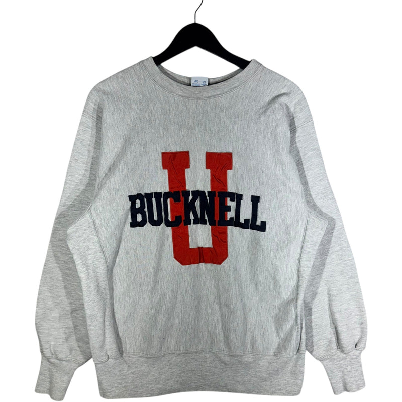 Vintage Champion Reverse Weave Bucknell University Spellout Crewneck