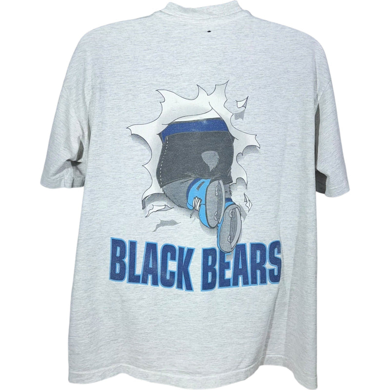 Vintage Nutmeg University Of Maine Black Bears Hockey Tee