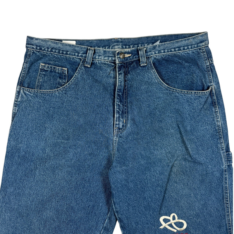 Vintage Fubu Denim Carpenter Shorts 42