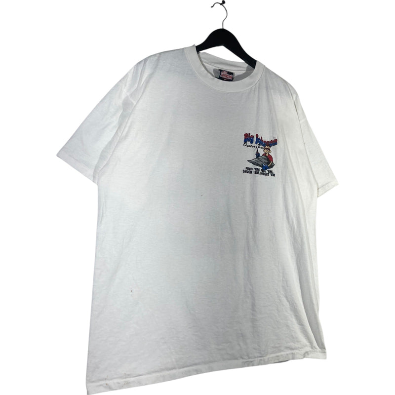 Vintage Big Johnson Oyster Bar Short Sleeve T-Shirt