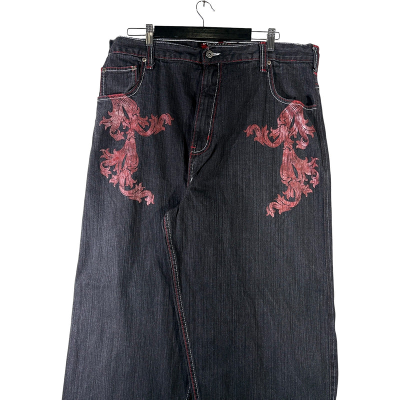 Vintage Ebolution Streetwear Baggy Denim Jeans 44x34