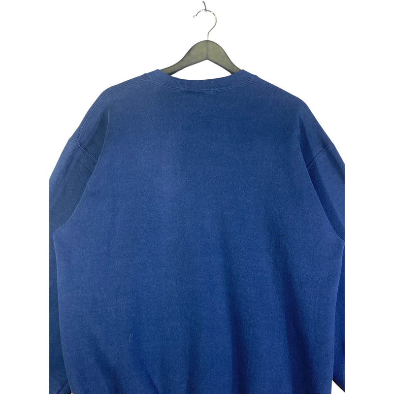 Vintage Homer Basketball Chest Spellout Crewneck