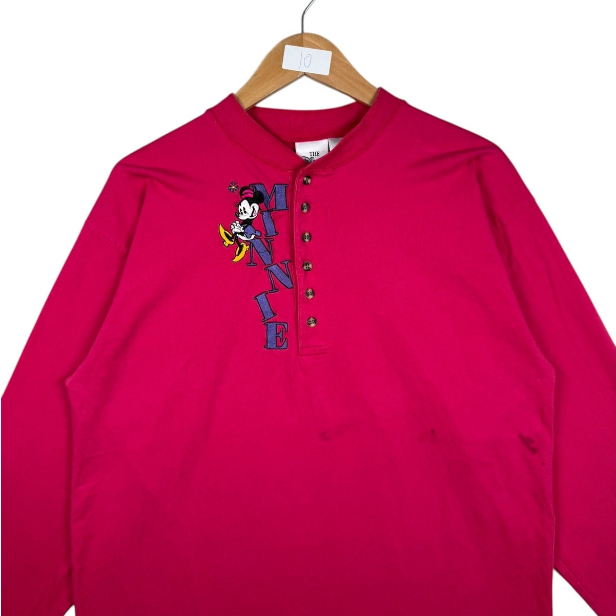 Vintage Disney Embroidered Minnie Mouse Long Sleeve