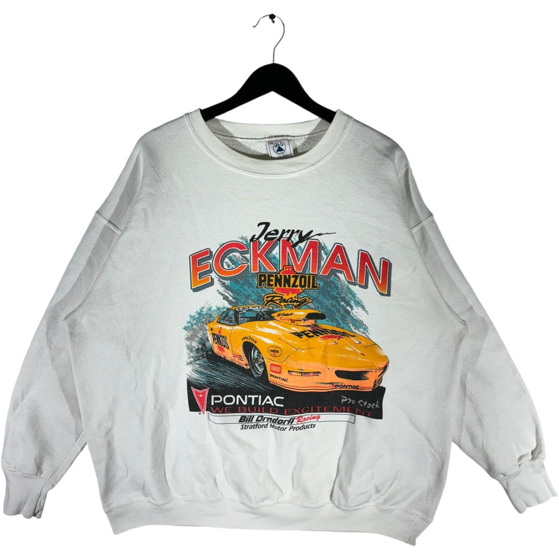 Vintage Jerry Eckman Pontiac Racing Crewneck