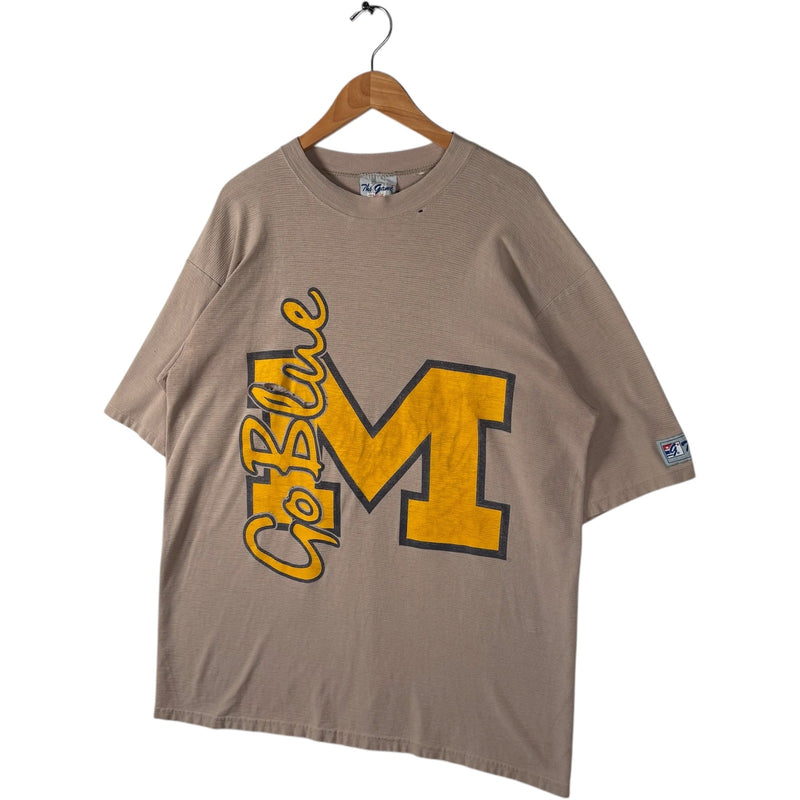 Vintage University of Michigan "Go Blue" Large Logo Tee