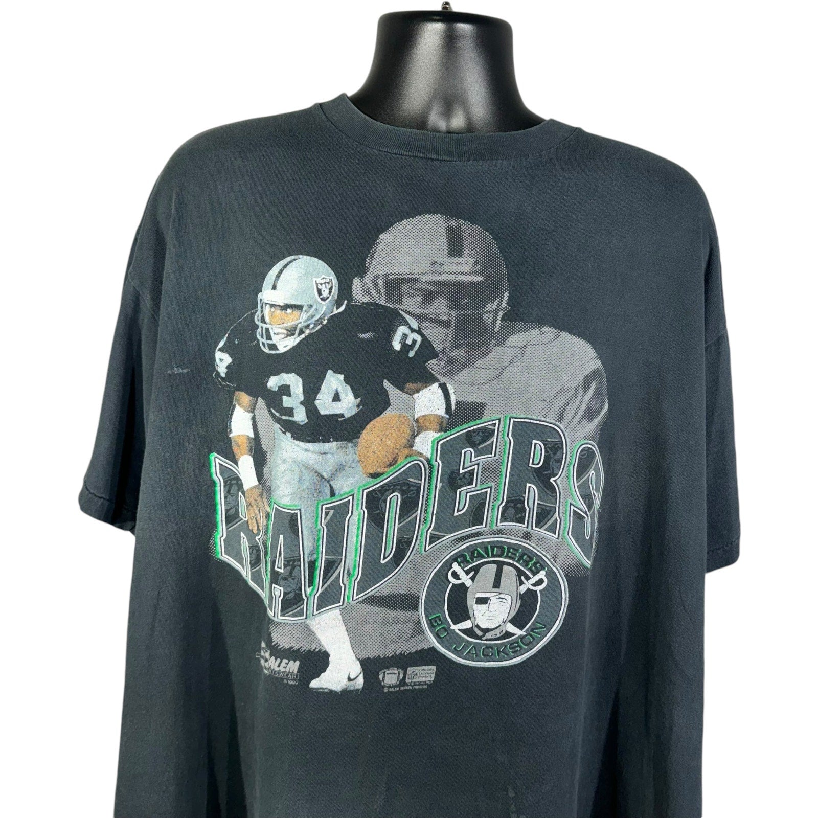 Vintage Oakland Raiders Bo Jackson #34 NFL Tee