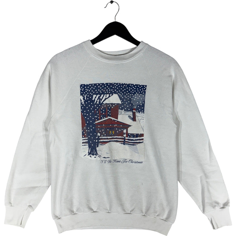 Vintage "I'll Be Home For Christmas" Holiday Crewneck