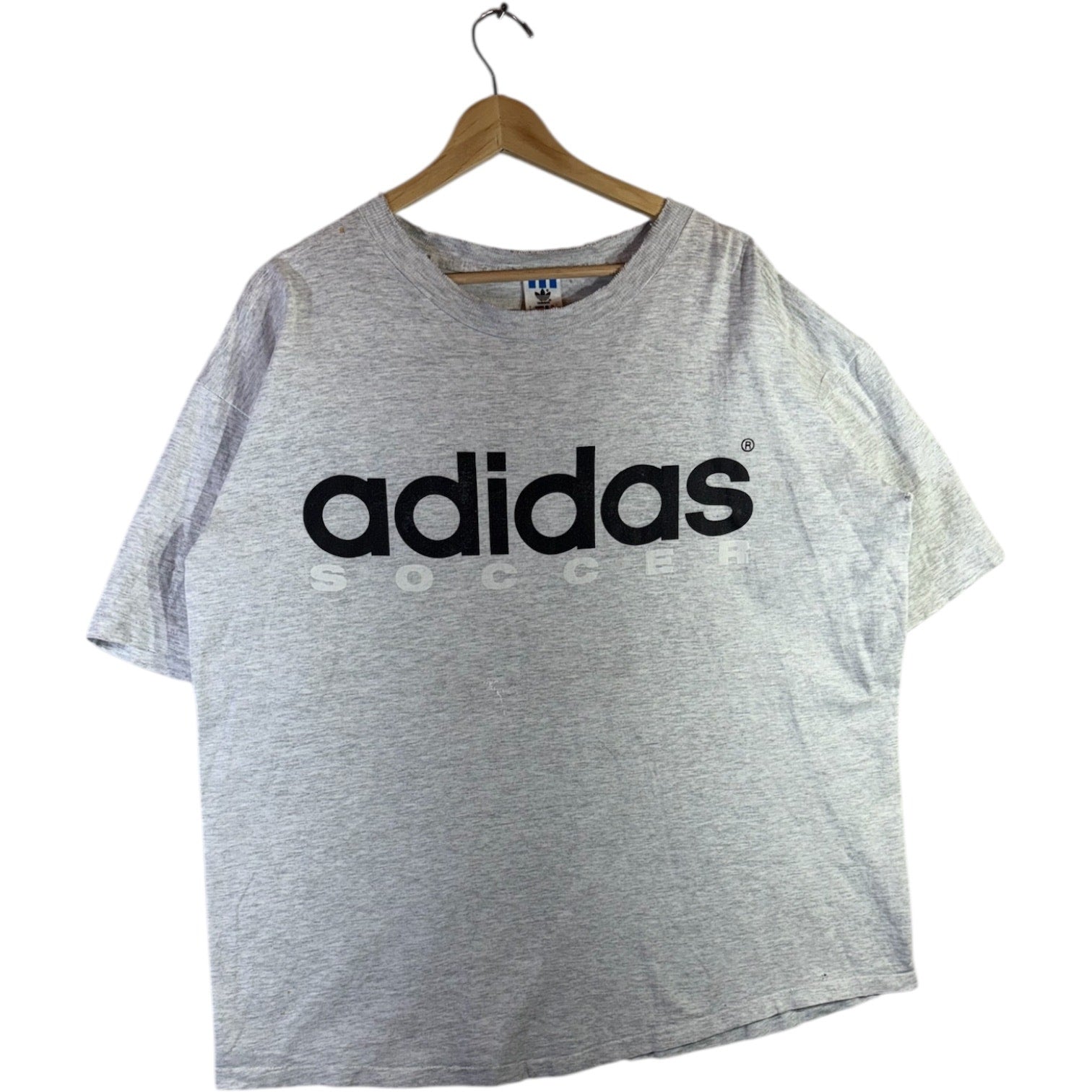 Vintage Adidas Soccer Spell Out T-Shirt